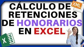 ❤COMO CALCULAR RETENCIONES ( ISR E IVA ) DE SERVICIOS PROFESIONALES (HONORARIOS) EN EXCEL  👍