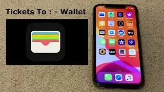 How to add Tickets to Apple Wallet