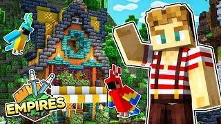 Cute Parrot Shop Build! - Empires SMP 2 Ep 16