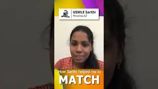 Importance of Proper Guidance: How sarthi helped to Match Successfully | Residency Match | USMLE