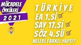 Türkiye EA 1.si, SAY 17.si, SÖZ 4.sü Ümit Neleri Farklı Yaptı? 