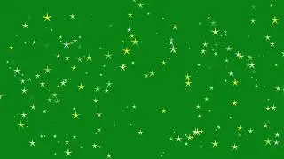 star particles green screen background HD effects (sk green screen)