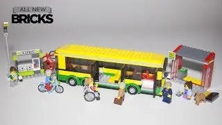 Lego City 60154 Bus Station Speed Build