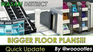 LEGO Wasabi District Quick Update 4 - Floor Area Expansion and Luxury Handbag Store WIP