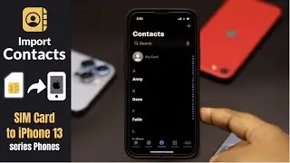 Import SIM Contact on iPhone 13/13 Mini/13 Pro Max | Fix SIM Contacts Not Showing Up on iPhone