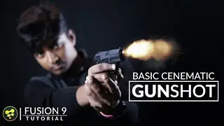 Cinematic Gunshot Effect in Fusion | BlackMagic Fusion Tutorial