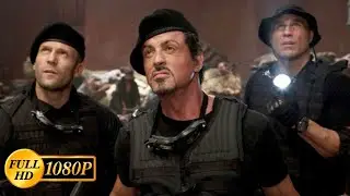 Sylvester Stallone, Jason Statham and psychopath Dolph Lundgren fight pirates / The Expendables