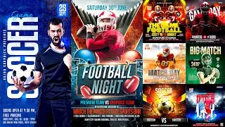 sports flyer free psd template download | sports flyer photoshop template