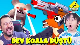 ORTALIĞI YIKTIK! DEV KOALA VE DEV KÖPEK BOSS BİTTİ! | DEEER SIMULATOR OYNUYORUZ