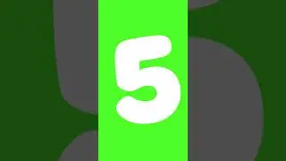 5, Number 5, Numbers, Green Screen Free Video, Green Screen, Chroma Key Background #greenscreen #5k