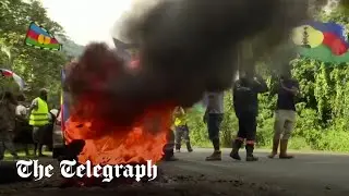 New Caledonia: Fires burn in the streets during riots over voting reforms