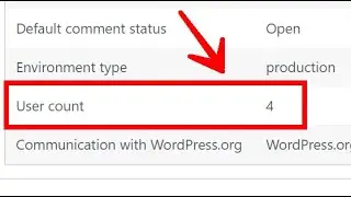 How Many Users of my site there are in WordPress