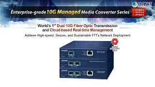 Enterprise-grade 10G Managed Media Converter Series