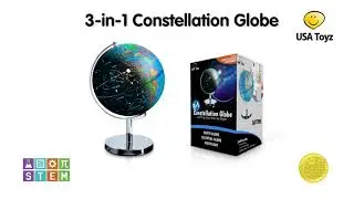 Explore the Marvels of the Universe with the 3-in-1 Constellation Globe!