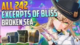 Guide to ALL Excerpts of Bliss & Chests in Simulanka | Broken Sea | Genshin Impact 4.8