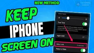 How to keep iphone screen on 2024 [ Quick & Easy ]