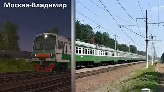 Электропоезд ЭД4М 0323 Москва-Владимир в Trainz Simulator 2012