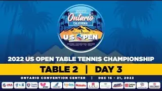 2022 US Open: Table 2 Day 3 : Session 2