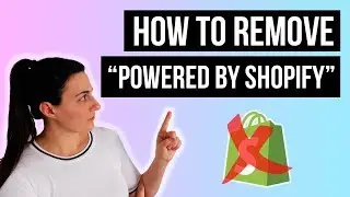 CREATE A PROFESSIONAL SHOPIFY STORE: How to remove Powered by Shopify from your footer