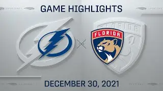 NHL Highlights | Lightning vs. Panthers - Dec 30, 2021