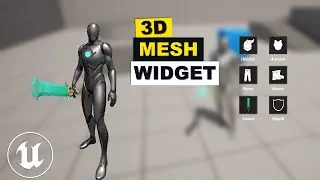 How To Display 3D Meshes In Widgets - Unreal Engine 5 Tutorial