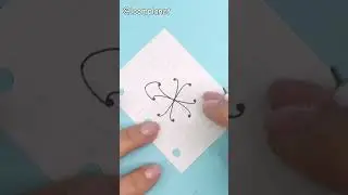 Как легко нарисовать объемный рисунок #shorts How to draw 3d drawing easy (flower illusion)