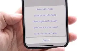 How To Reset Network Settings On iOS 17!