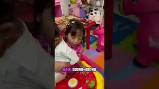 LEIKA NAIK KERETA DORONG LEXIE JADI BAYI LAGI #leika #shorts #viral