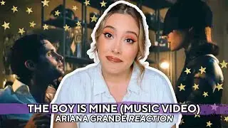 ariana grande stalks ✨the✨ stalker in the boy is mine music video 🐈‍⬛🌃🧪 *music video reaction*