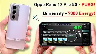 Oppo Reno 12 Pro 5g Pubg Test - Graphics Test.! D7300 Energy.!🔥