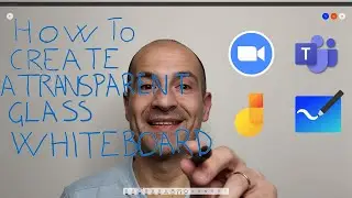🔳 How to create a transparent Whiteboard in OBS to use in Teams Zoom or Webex
