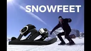 Snowfeet* Unleash Your Inner Skater on the Slopes with Snowfeet | Mini Ski | Skiskates | Snowskates