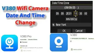 How to change v380 camera date and time