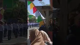 SMA Negeri 3  Pasarwajo _ Gerak jalan Indah 17 Agustus