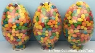 Jelly Beans Surprise Eggs Finding Dory Teenage Mutant Ninja Turtles Zootopia Disney Frozen Hulk Toys