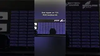 Bad Apple on 120 RGB keyboards