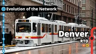 Denver's Light Rail & Commuter Rail Network Evolution