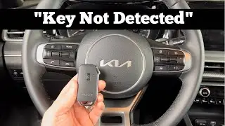 2021 - 2022 Kia K5 Key Not Detected How To Start With Dead Key Fob Battery - K 5 Key Not Detected