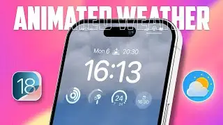 How to Add Animated Weather on Your Lock Screen Wallpaper on iPhone