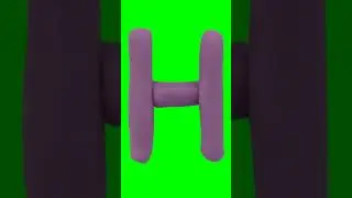 Green Screen Animated Letter H #greenscreen #letterh #shorts