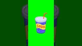 Green Screen Animated Soda #greenscreen #soda #greenscreen