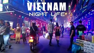 Ho Chin Minh 4K Walking Tour | Night Stroll Vietnam