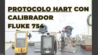 Protocolo HART con calibrador Fluke 754