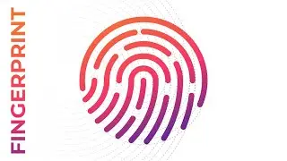 FINGERPRINT ILLUSTRATION LOGO IDEAS with CIRCLE GRID | INKSCAPE TUTORIALS