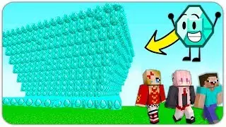 НУБ И 2 ДЕВУШКИ ПРОТИВ ЦУНАМИ ИЗ АЛМАЗОВ В МАЙНКРАФТ! КАК ВЫЖИТЬ В MINECRAFT? МУЛЬТИК