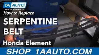 How to Replace Serpentine Belt 03-11 Honda Element