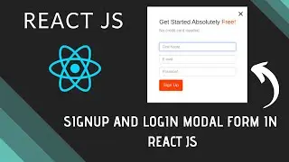 Create A Sign Up and Login Modal Form In React JS