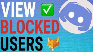 How To See Blocked User List On Discord Mobile