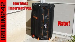 The #1 Prep: Water - Affordable 100 Gallon Collapsible Rain Water Barrel!