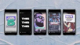 After Effects Template: Torn Paper Instagram Stories + Free Font